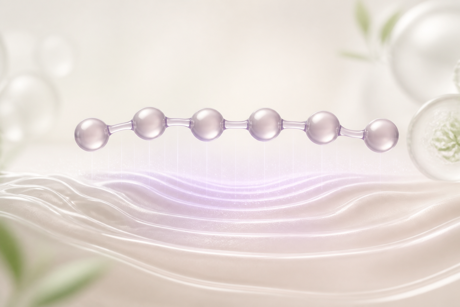 Conceptual illustration of Acetyl Hexapeptide-8 cosmetic positioning